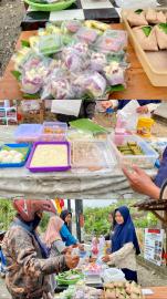 Kelompok Desa Prima “Cantik Manis” Buka Stan Jualan Jajan Pasar dan Menu Sarapan